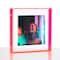 Wexel Art Neon Pink Float Frame with Magnetic Photo Holder
